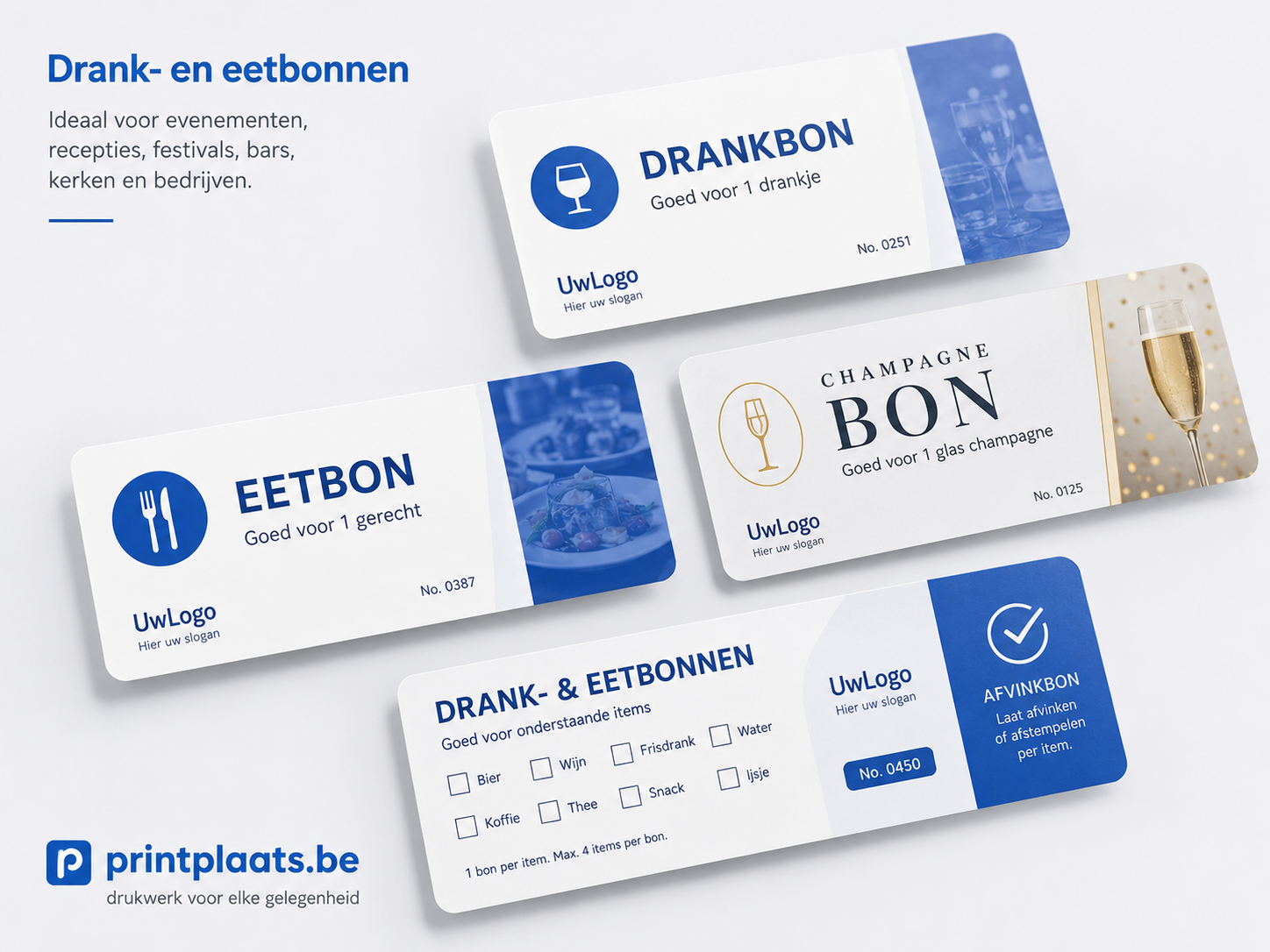 Drankbonnen en eetbonnen