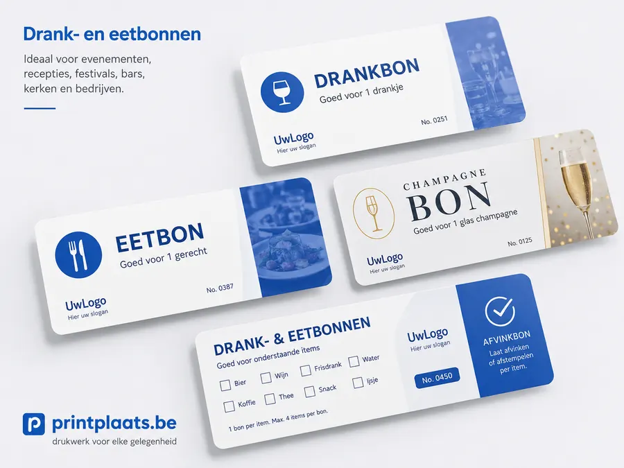 Drankbonnen en eetbonnen